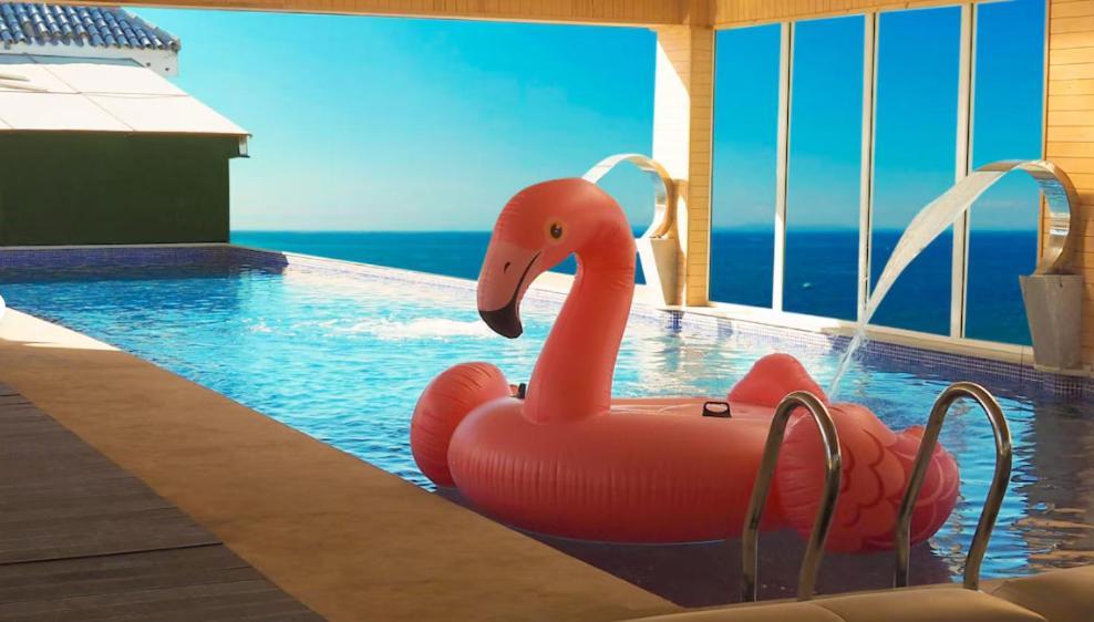 Mandarin Palace Hotel & Spa Танжер Екстер'єр фото A flamingo float